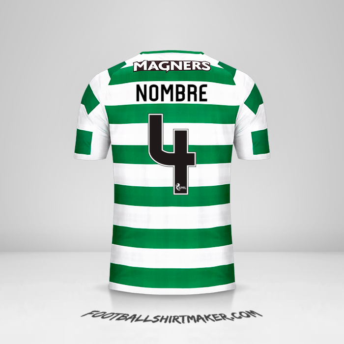 Camiseta Celtic FC 2018/19 -  nombre - 4