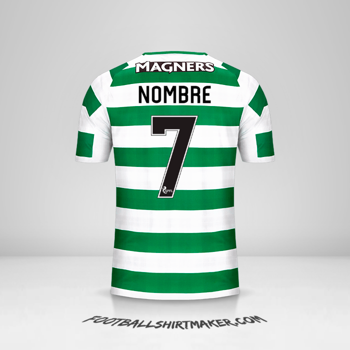 Jersey Celtic FC 2018/19 -  nombre - 7