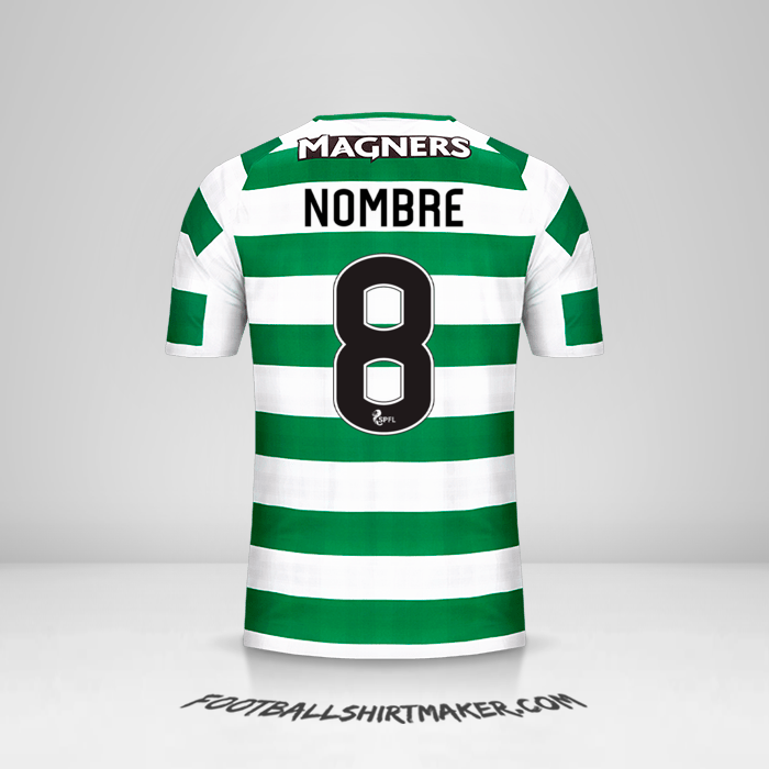 Camiseta Celtic FC 2018/19 -  nombre - 8