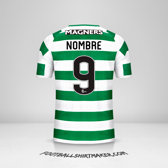 Jersey Celtic FC 2018/19 -  nombre - 9