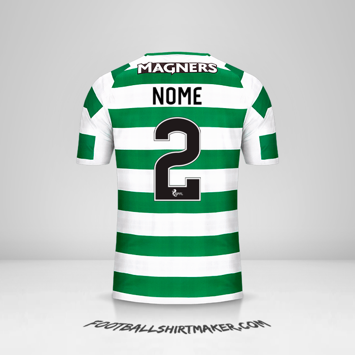 Maglia Celtic FC 2018/19 -  nome - 2
