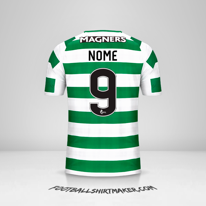 Camisa Celtic FC 2018/19 -  nome - 9