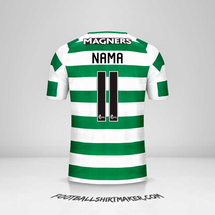 Jersey Celtic FC 2018/19 -  nama - 11
