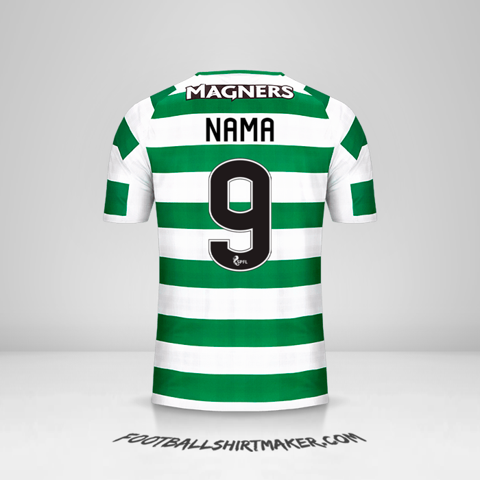 Jersey Celtic FC 2018/19 -  nama - 9