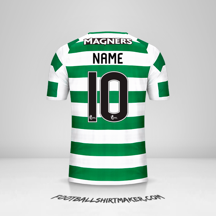 Shirt Celtic FC 2018/19 -  name - 10