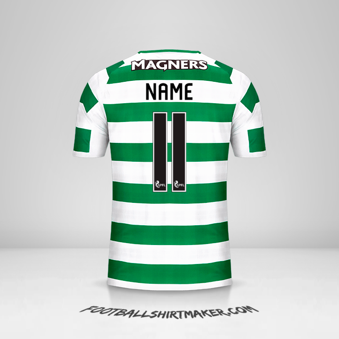 Jersey Celtic FC 2018/19 -  name - 11