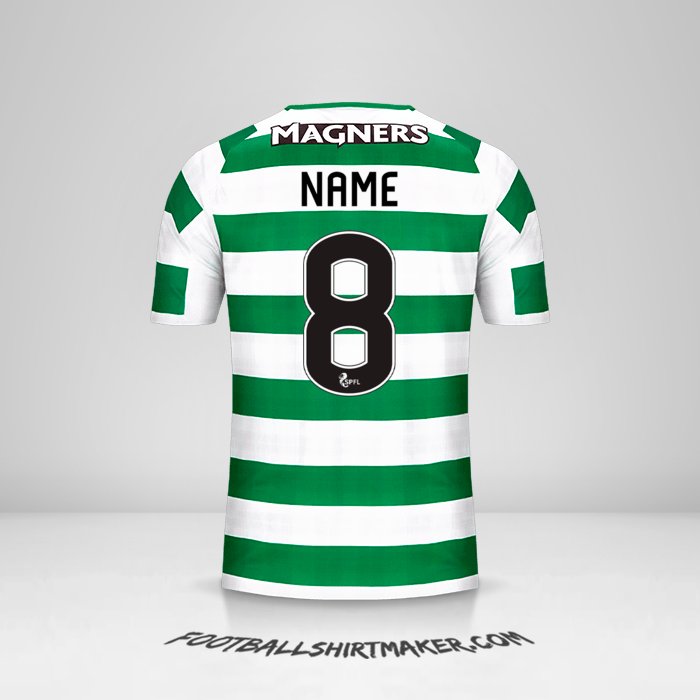 Trikot Celtic FC 2018/19 -  name - 8