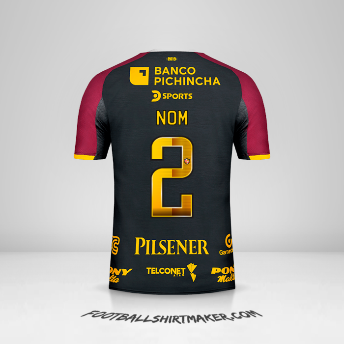 Maillot Barcelona SC 94 Ans -  nom - 2