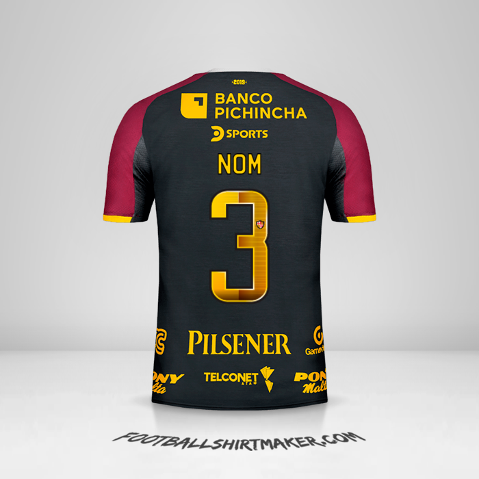 Maillot Barcelona SC 94 Ans -  nom - 3