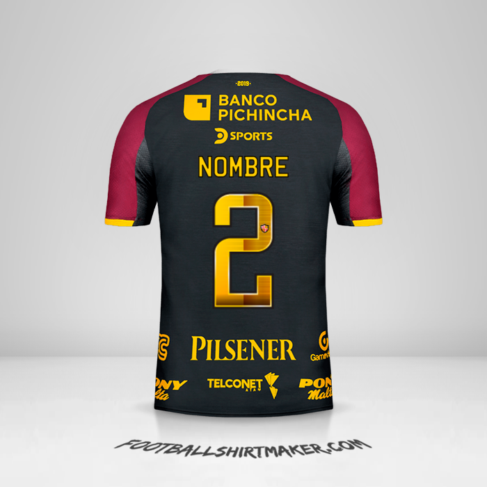 Jersey Barcelona SC 94 Años -  nombre - 2