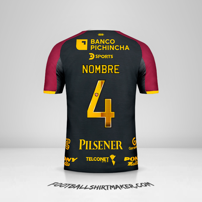 Jersey Barcelona SC 94 Años -  nombre - 4
