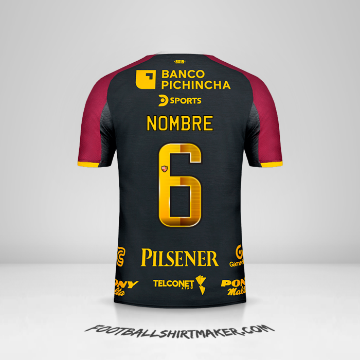 Jersey Barcelona SC 94 Años -  nombre - 6