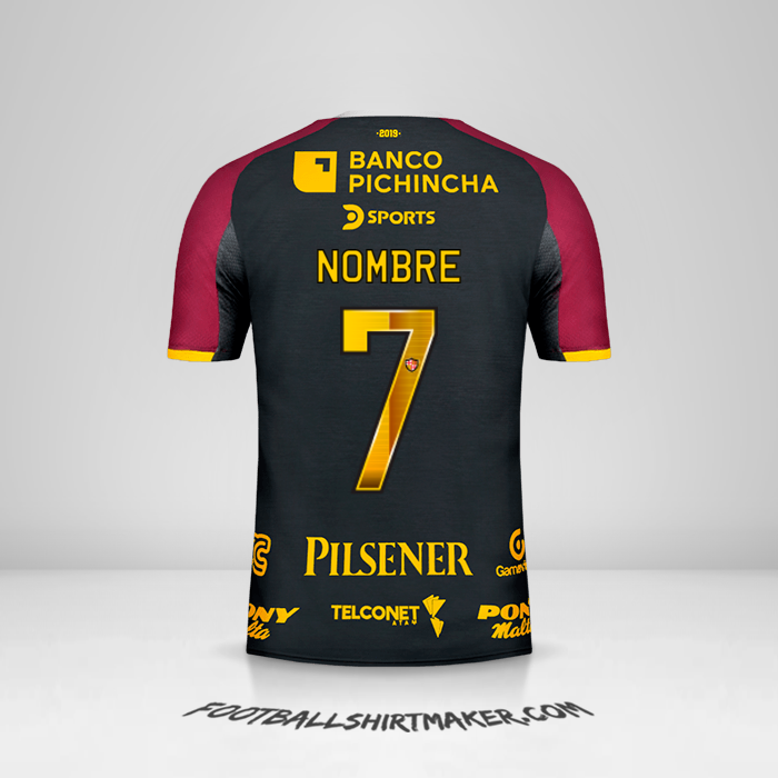 Camiseta Barcelona SC 94 Años -  nombre - 7
