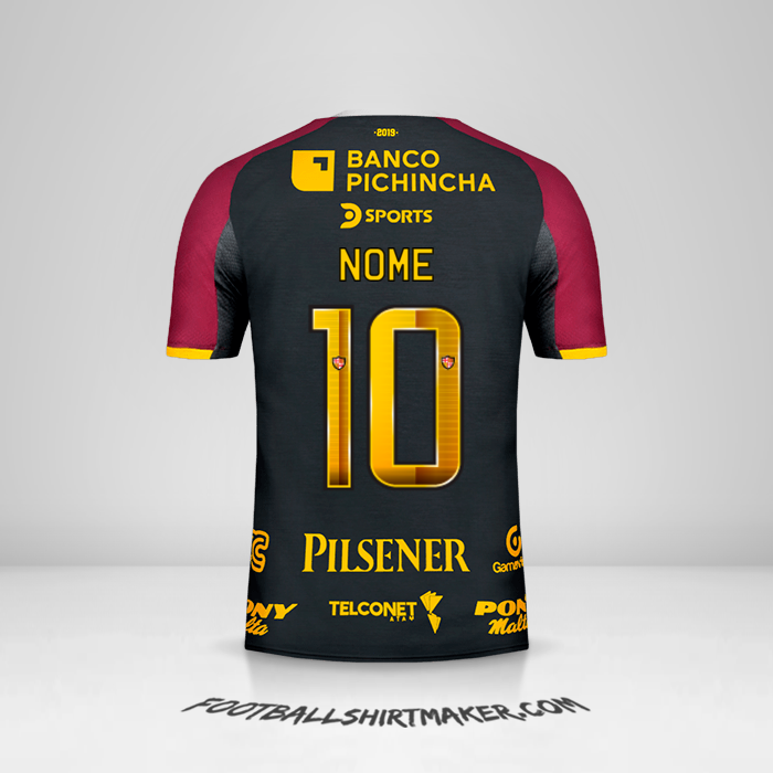 Camisa Barcelona SC 94 Anos -  nome - 10