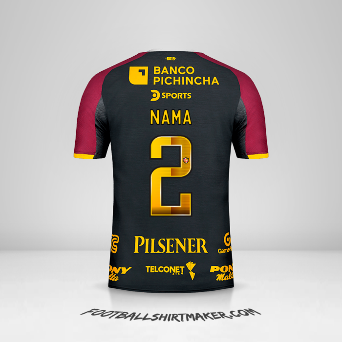 Jersey Barcelona SC 94 Tahun -  nama - 2