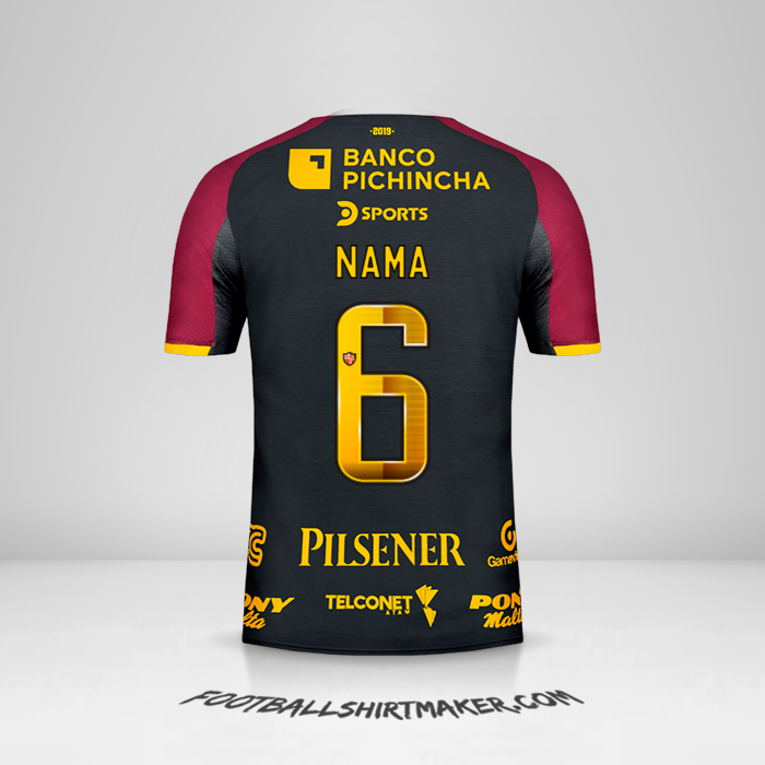 Jersey Barcelona SC 94 Tahun -  nama - 6