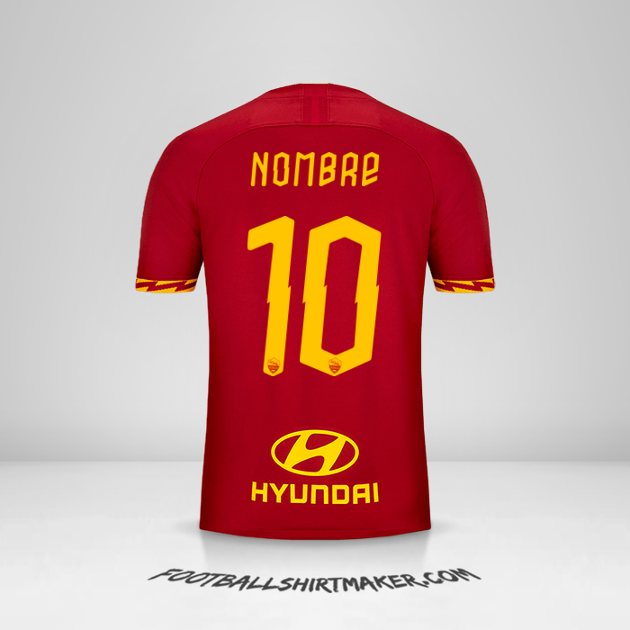 Jersey AS Roma 2019/20 -  nombre - 10