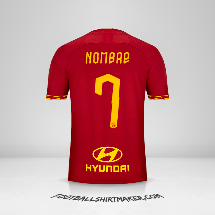 Jersey AS Roma 2019/20 -  nombre - 7