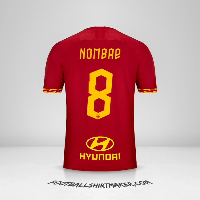 Jersey AS Roma 2019/20 -  nombre - 8