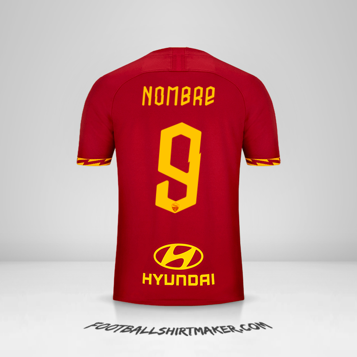 Jersey AS Roma 2019/20 -  nombre - 9