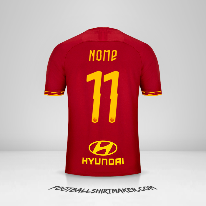 Maglia AS Roma 2019/20 -  nome - 11