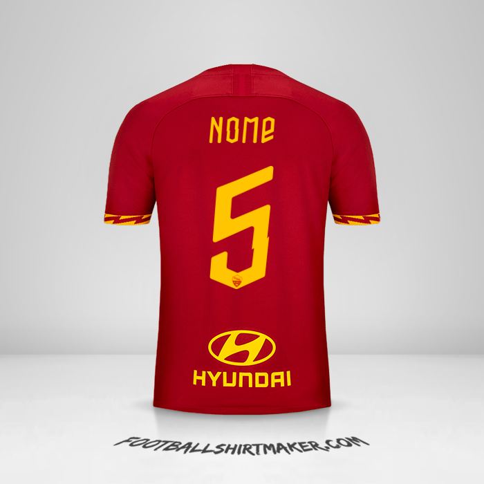 Maglia AS Roma 2019/20 -  nome - 5