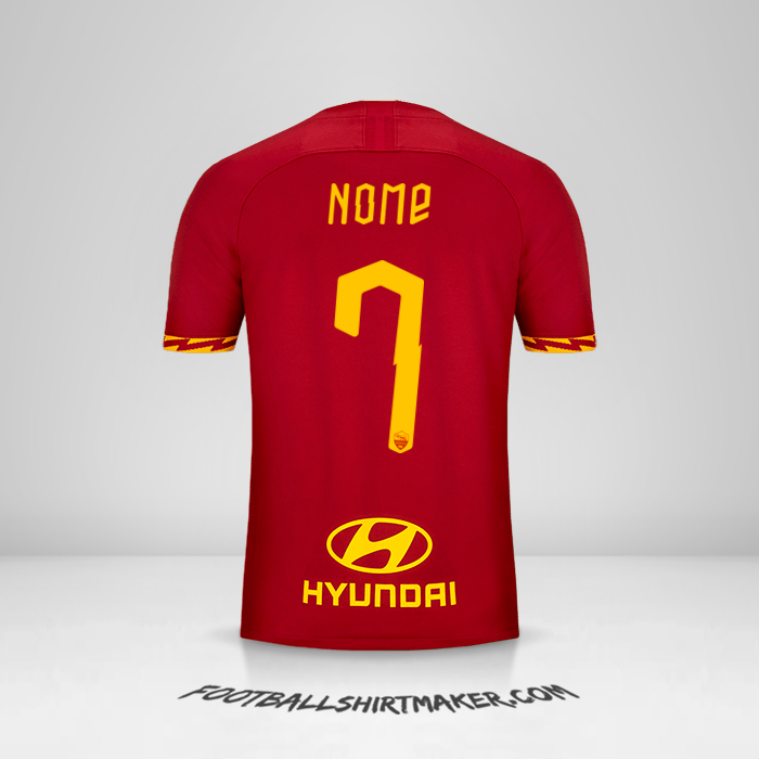 Maglia AS Roma 2019/20 -  nome - 7