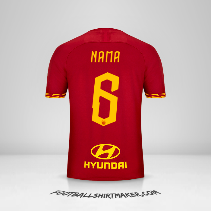 Jersey AS Roma 2019/20 -  nama - 6