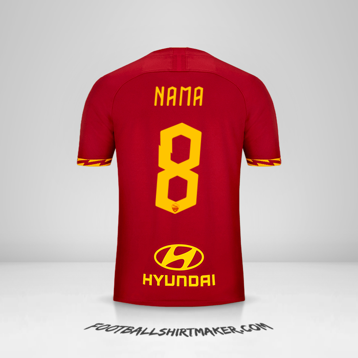 Jersey AS Roma 2019/20 -  nama - 8