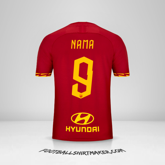 Jersey AS Roma 2019/20 -  nama - 9