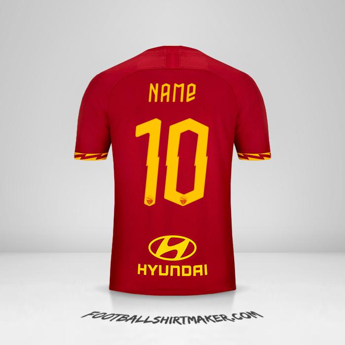 Trikot AS Roma 2019/20 -  name - 10