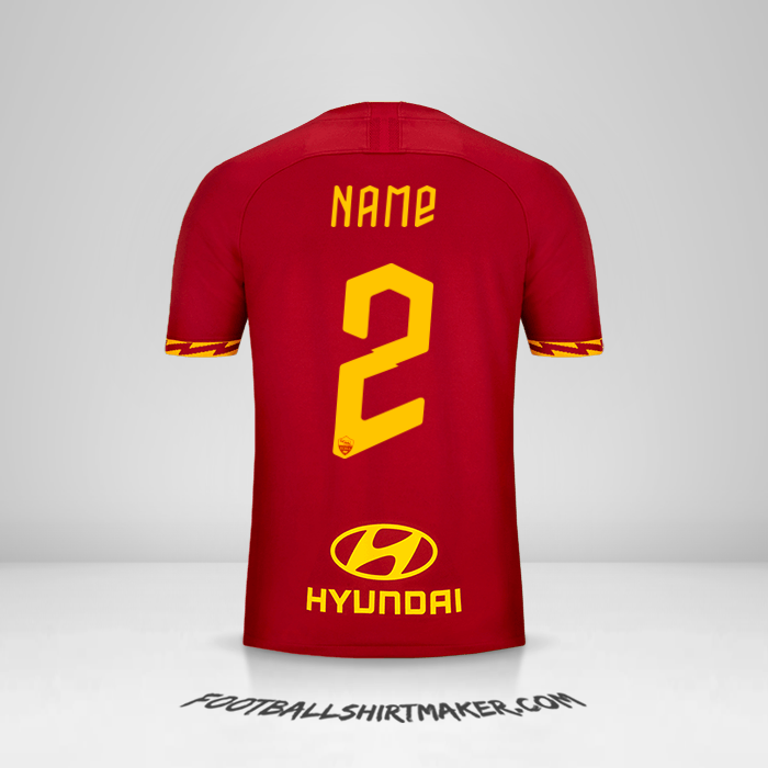 Trikot AS Roma 2019/20 -  name - 2