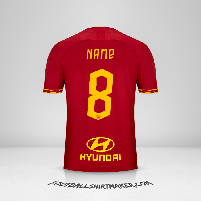 Shirt AS Roma 2019/20 -  name - 8