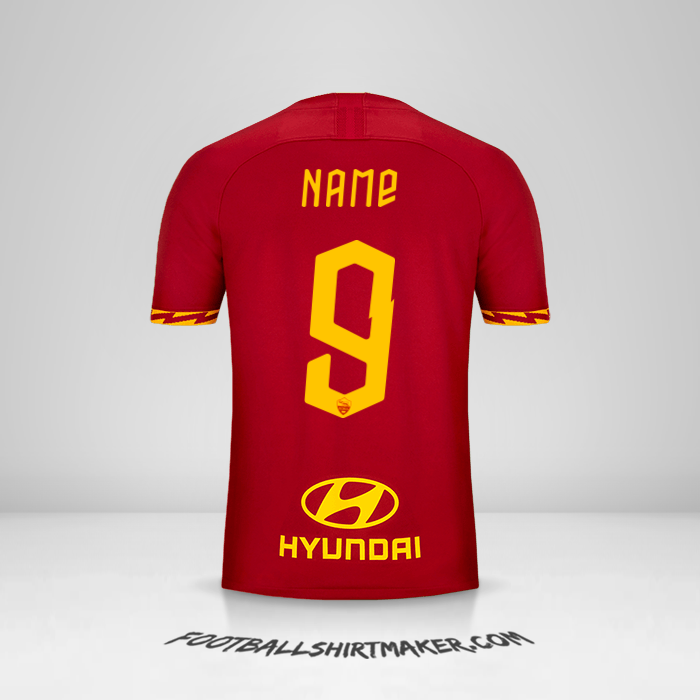 Shirt AS Roma 2019/20 -  name - 9