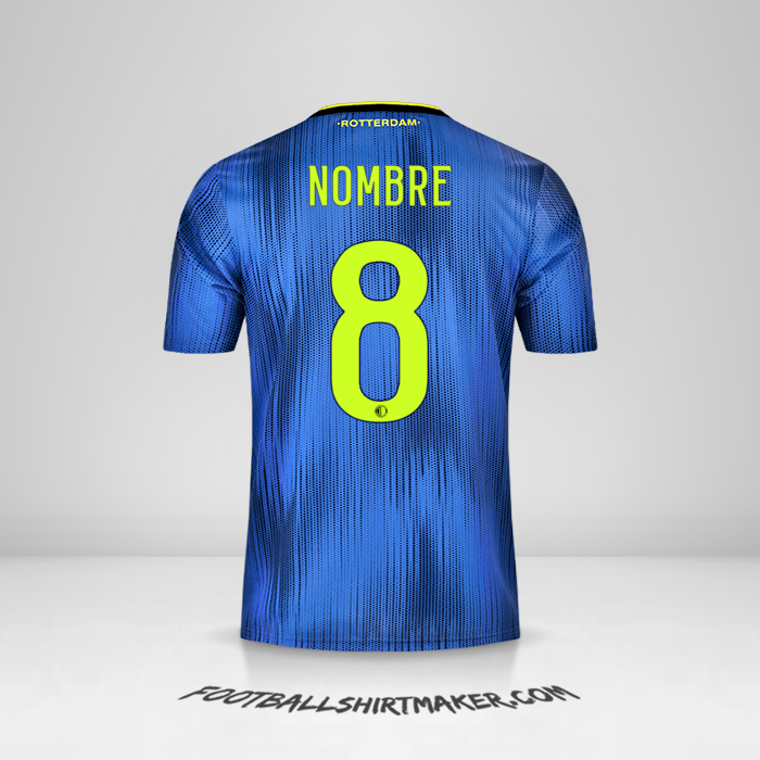 Camiseta Feyenoord Rotterdam 2019/20 Visita -  nombre - 8