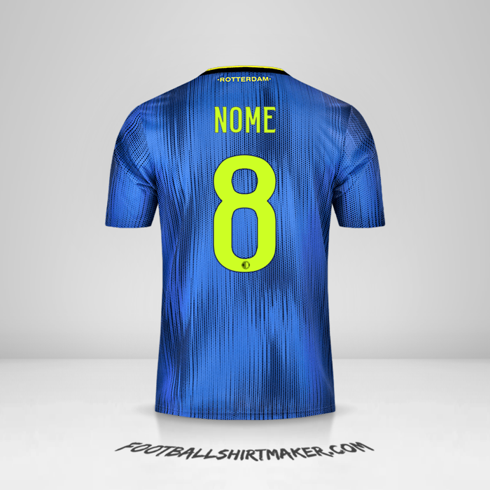 Camisa Feyenoord Rotterdam 2019/20 Alternativa -  nome - 8