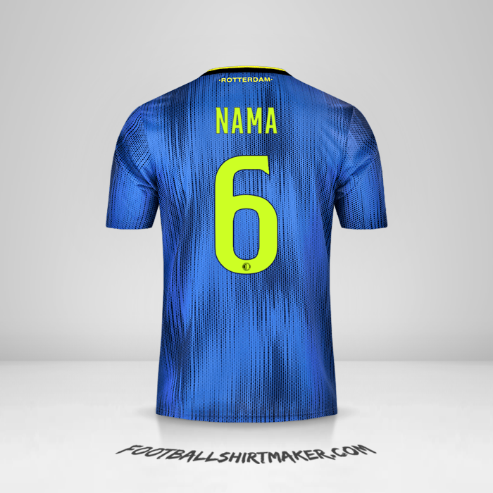 Jersey Feyenoord Rotterdam 2019/20 Alternatif -  nama - 6