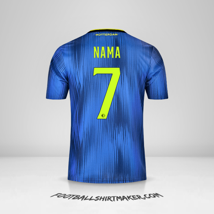 Jersey Feyenoord Rotterdam 2019/20 Alternatif -  nama - 7