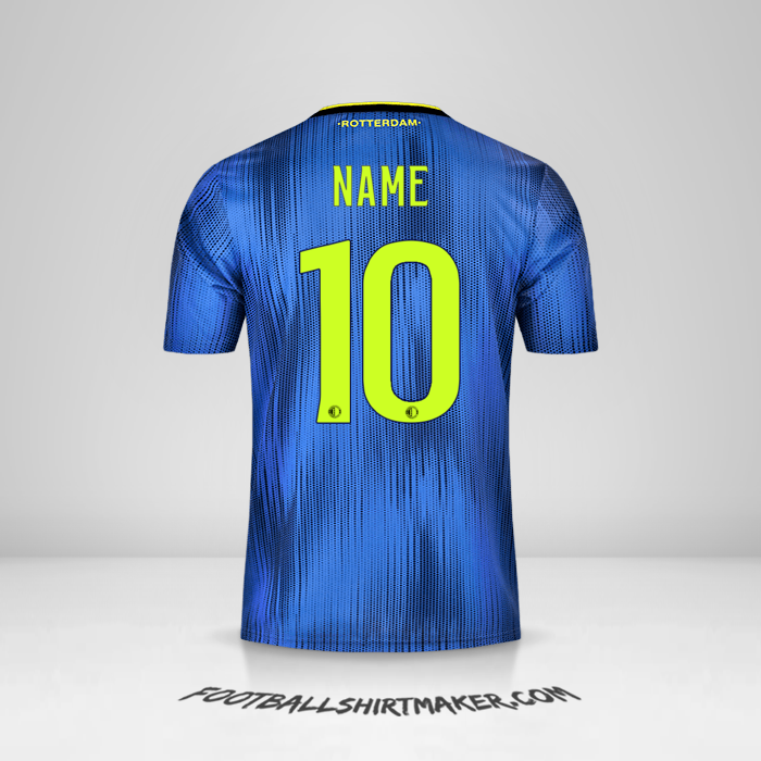 Trikot Feyenoord Rotterdam 2019/20 Auswärts -  name - 10