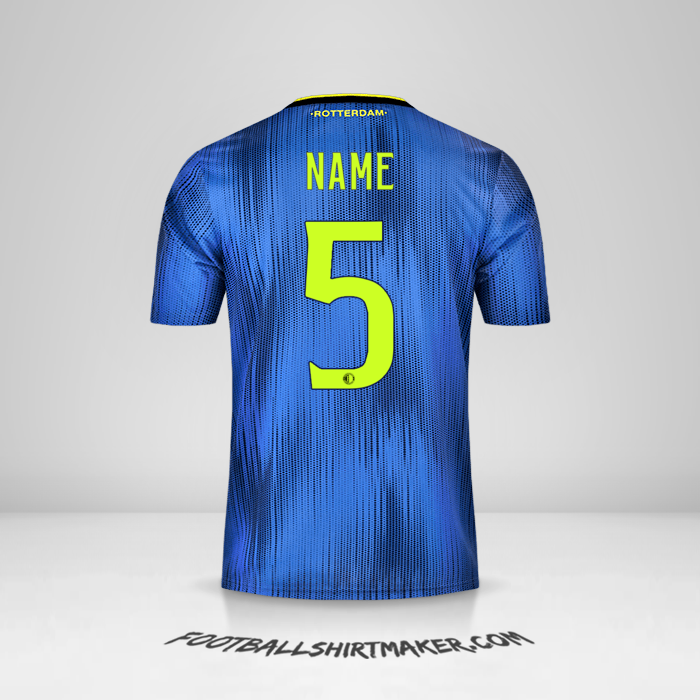 Trikot Feyenoord Rotterdam 2019/20 Auswärts -  name - 5