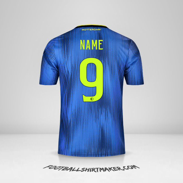 Trikot Feyenoord Rotterdam 2019/20 Auswärts -  name - 9