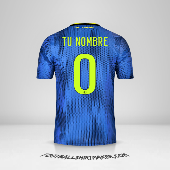 Camiseta Feyenoord Rotterdam 2019/20 II -  tu nombre - 0