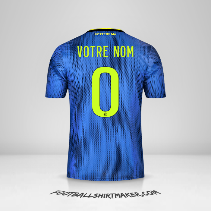 Maillot Feyenoord Rotterdam 2019/20 II -  votre nom - 0