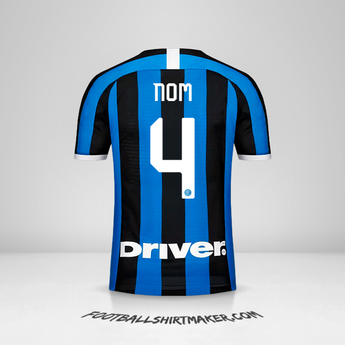 Maillot Inter 2019/20 -  nom - 4