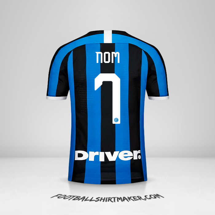 Maillot Inter 2019/20 -  nom - 7
