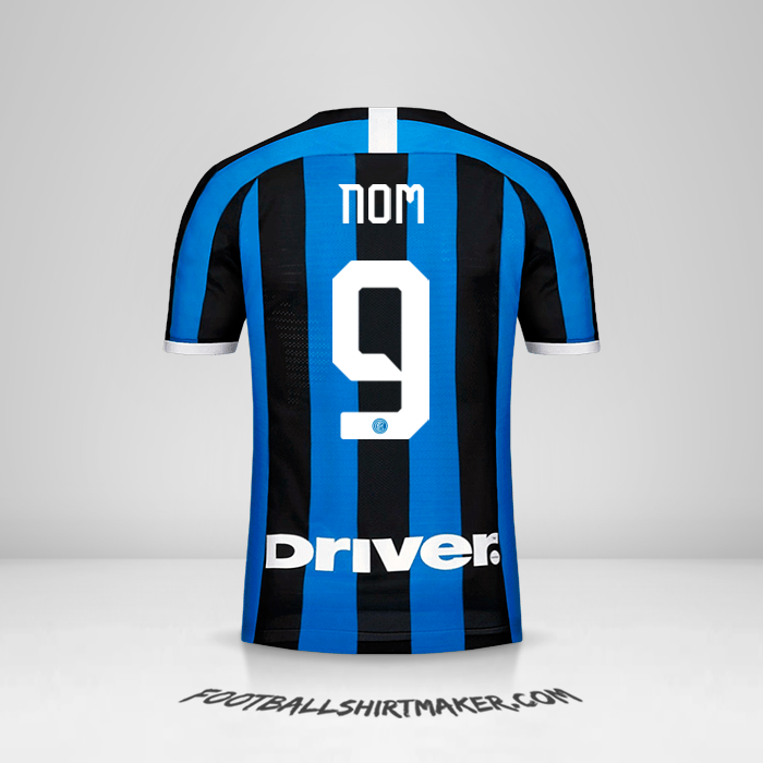 Maillot Inter 2019/20 -  nom - 9