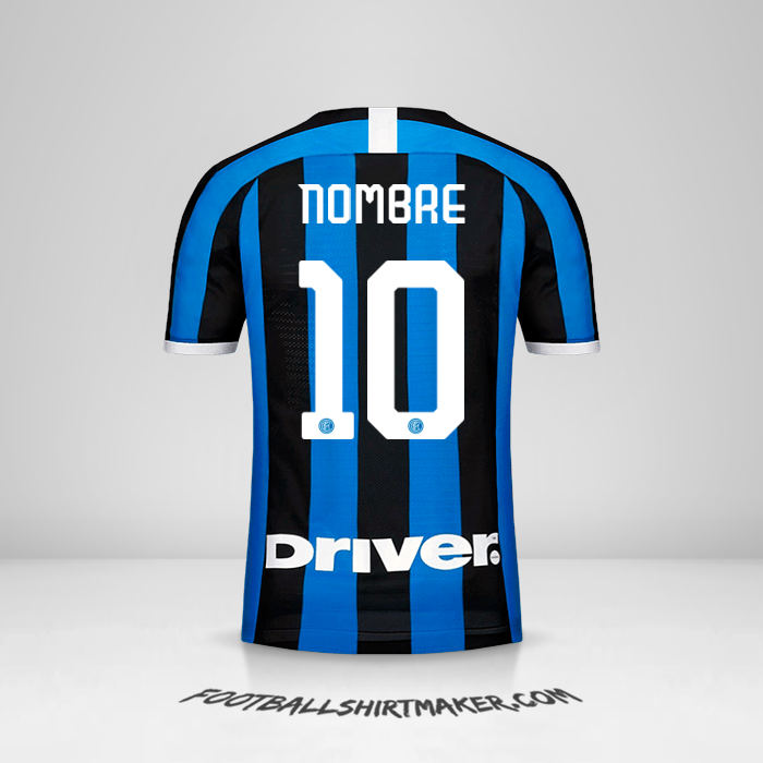 Camiseta Inter 2019/20 -  nombre - 10