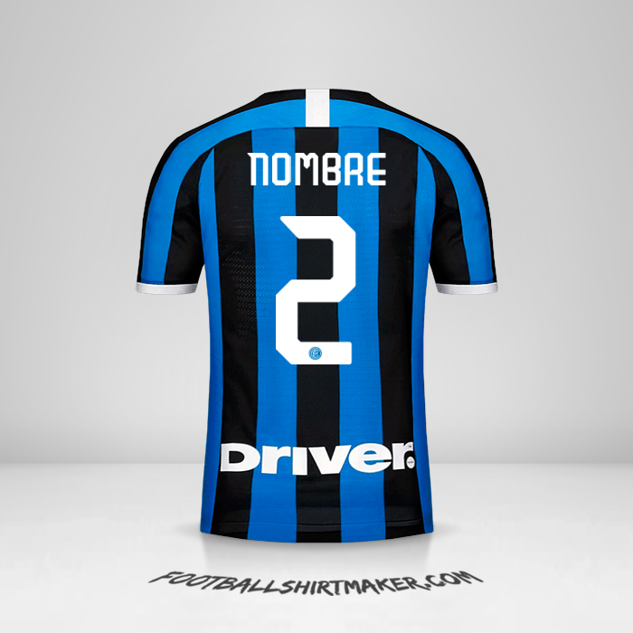 Jersey Inter 2019/20 -  nombre - 2