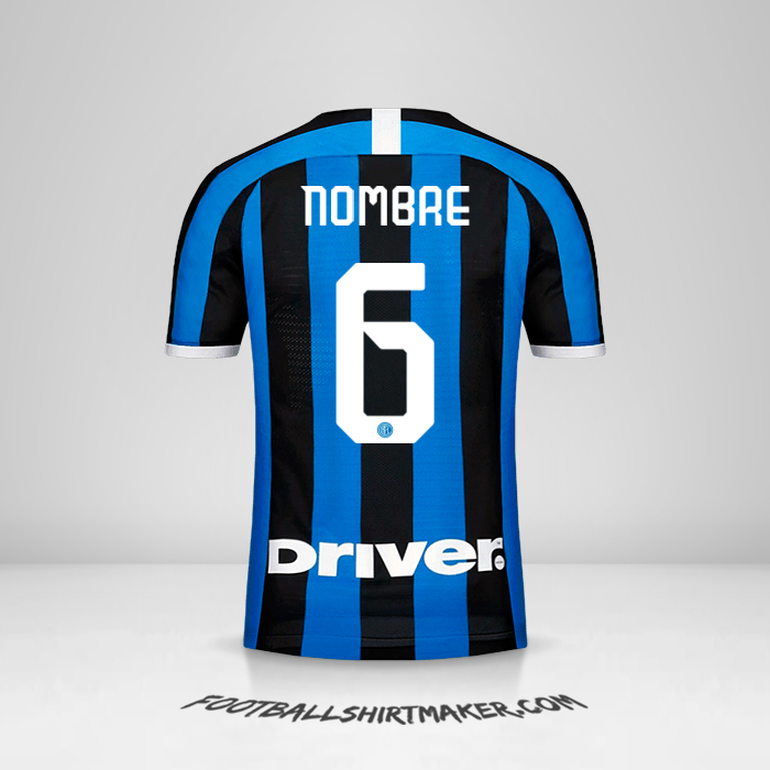 Jersey Inter 2019/20 -  nombre - 6