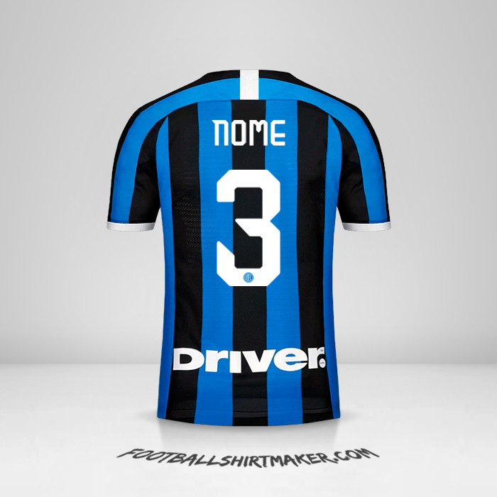 Camisa Inter 2019/20 -  nome - 3
